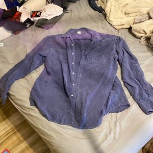 Blue vintage pull over